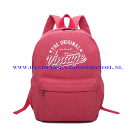 N88 Handtas Ines Delaure 1683363 framboise (rood - roze)