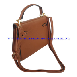 N32 handtas Dudlin 9960-788e camel luipaardprint