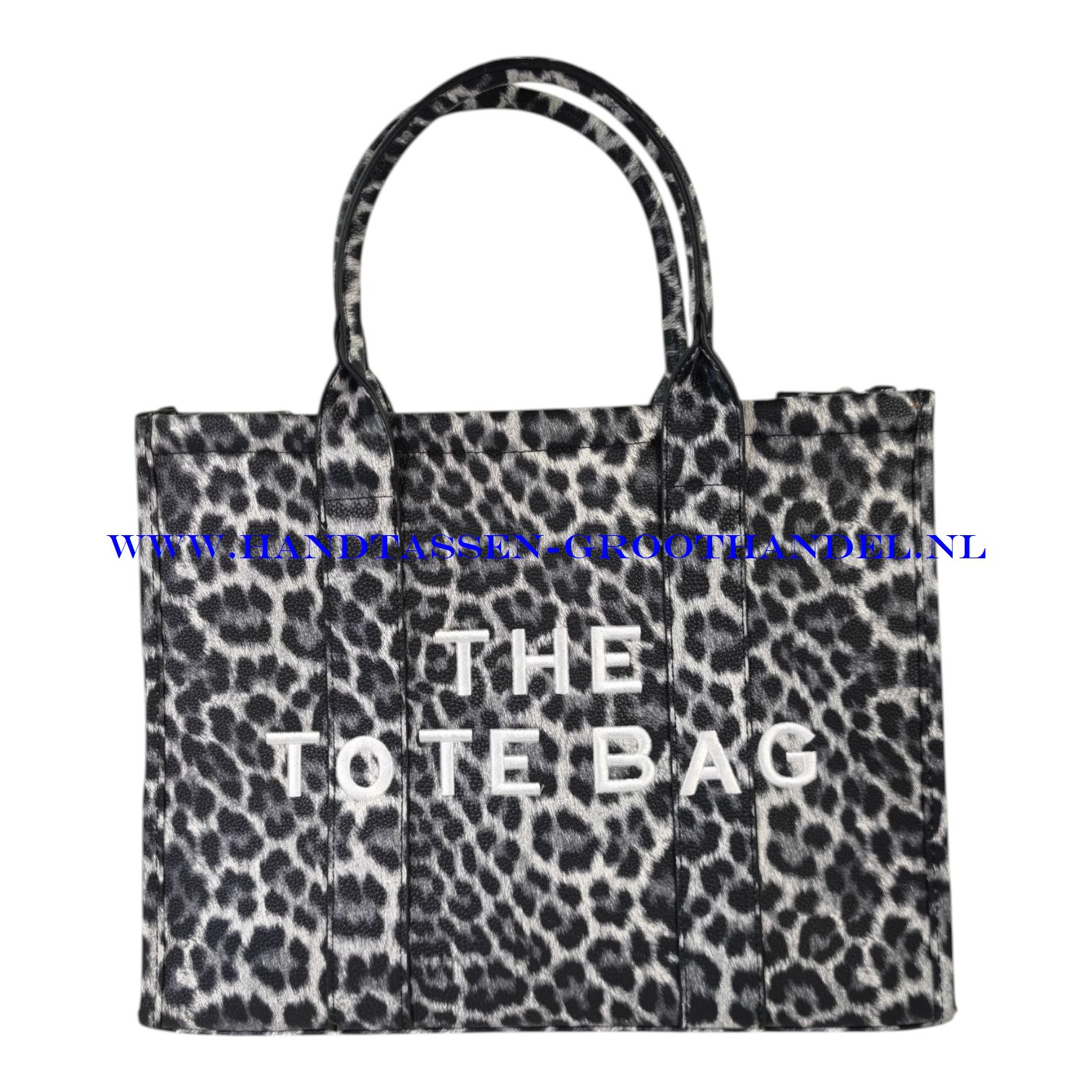 N38 Handtas Qischa D3059 bk grijs