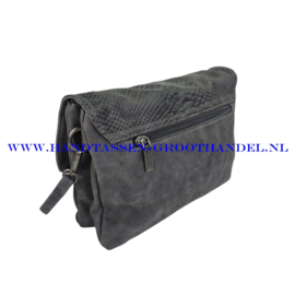 N73 Dubbele clutch met flap Eternel 6424 grijs