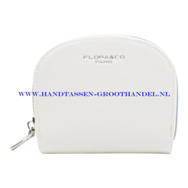 N18 kaartjeshouder Flora & Co 5018 wit