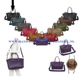 N72 weekendtas - handbagage Paolo Bags 357-5 zwart