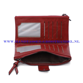 N18 portemonnee Ines Delaure E011 marsala (rood)