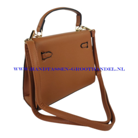 N32 handtas Dudlin 9960-788a camel zebraprint