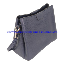 N73 Handtas Flora & Co 2548 blauw