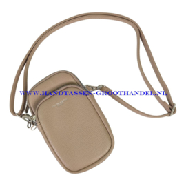 N27 crossbody telefoontasje Flora & Co 3637 beige taupe