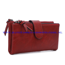 N18 portemonnee Ines Delaure E011 marsala (rood)