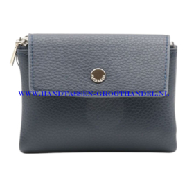 N75 portemonnee Flora & Co 5019 blauw