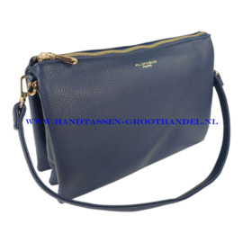 N73 Handtas Flora & Co 6936 blauw