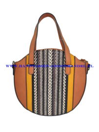 N32 Handtas Melanie pc578/528 mix cognac