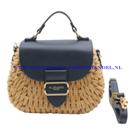 N73 Handtas Flora & Co c1061 blauw