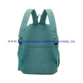N88 Handtas Ines Delaure 1683363 emeraude (blauw - groen)