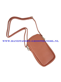 N24 crossbody telefoontasje Flora & Co H2590 camel