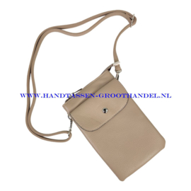 N25 crossbody telefoontasje Flora & Co 3639 beige taupe