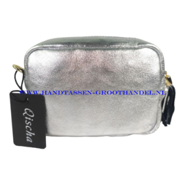 N36 crossbodytas  Qischa 9986 zilver - goud