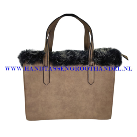 N81 Handtas Qischa el858 kaki (taupe)