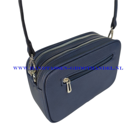 N35 Handtas Flora & Co 8035 blauw