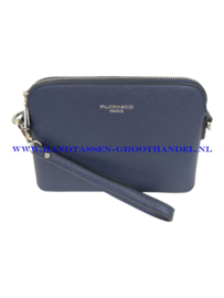 N33 Handtas Flora & Co 3765 blauw