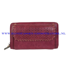 N25 portemonnee met telefoonvak zip arround Mandoline 380 rood