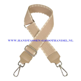 Fashionable handtasriem 54 zilver