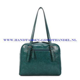 N112 Handtas Ines Delaure 1682782 emeraude (groen - blauw)