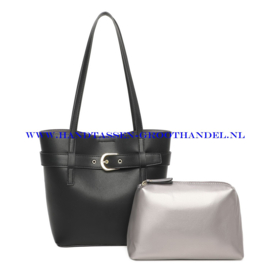 N117 Handtas Ines Delaure 1683835 zwart