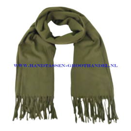 N9 sjaal qs-242 kaki (groen)