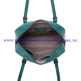 N112 Handtas Ines Delaure 1682782 emeraude (groen - blauw)