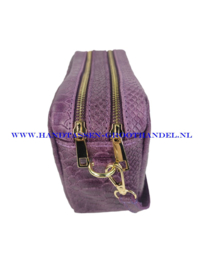 N73 crossbodytas - box  Qischa 9982 violet (paars)