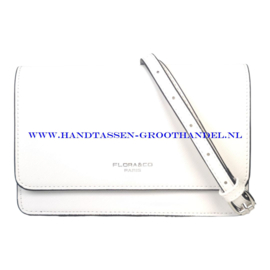 N72 Handtas Flora & Co 8053 wit