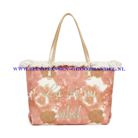 N33 Strandtas Ines Delaure 1685145 taupe