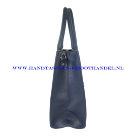 N118 Handtas Flora & Co Saffiano 3678 blauw