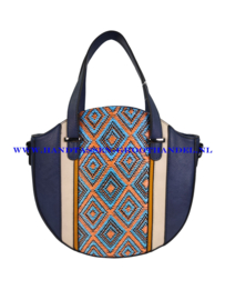 N32 Handtas Melanie pc578/528 mix blauw