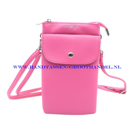 N25 crossbody telefoontasje Flora & Co 3639 fuchsia