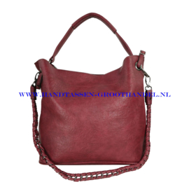 N36 Handtas Eleganci 8262-3 bordeaux