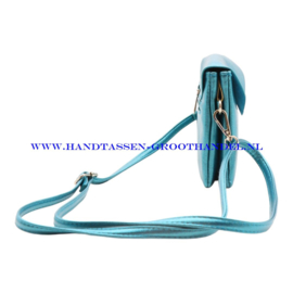 N34 Handtas - Clutch Flora & Co 2309 bleu canard (blauw-groen)