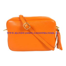 N36 crossbodytas 9986 donker licht oranje - goud