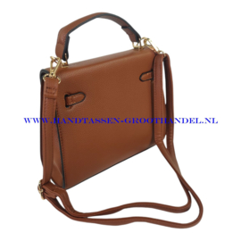 N32 handtas Dudlin 9960-788f camel luipaardprint