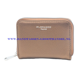 N15 geldbeugel - portemonnee Flora & Co 2015 marron metal (bruin metallic)