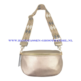 N28 Crossbody - Heuptas - Bumbag Flora & Co 3668 taupe metal (goudkleurig)