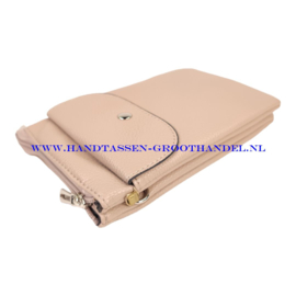 N25 crossbody telefoontasje Flora & Co 3639 beige