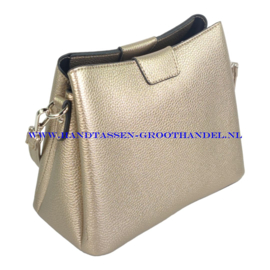 N73 Handtas Flora & Co 2548 taupe metallic