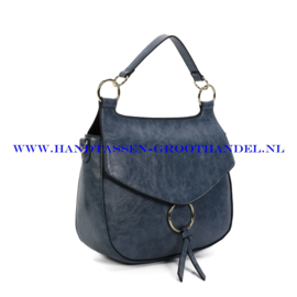 N107 Handtas Ines Delaure 1682477 bleu horizon (blauw)