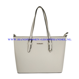 N39 Handtas Flora & Co 9126 wit