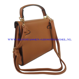 N32 handtas Dudlin 9960-788h camel luipaardprint