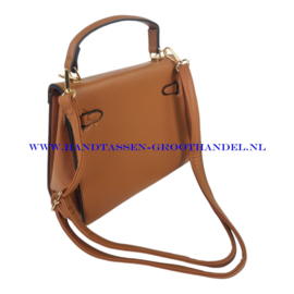 N32 handtas Dudlin 9960-788d camel luipaardprint