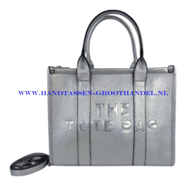 N39 Handtas Qischa L586 zilver