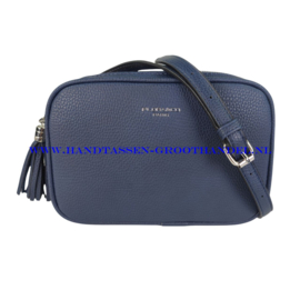 N35 Handtas Flora & Co 8035 blauw