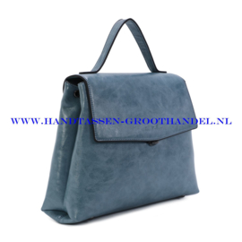 N39 Handtas Ines Delaure 1682841 turquin (blauw)