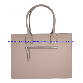 N118 Handtas Flora & Co Saffiano 3678 taupe claire